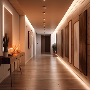 Дизайн помещений и освещения